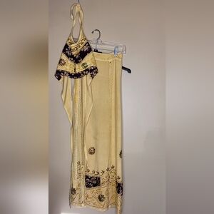 Woman's 2 piece Halter Top w/ Wrap dress